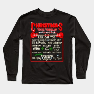 Christmas Alternative Music - Christmas Music Long Sleeve T-Shirt